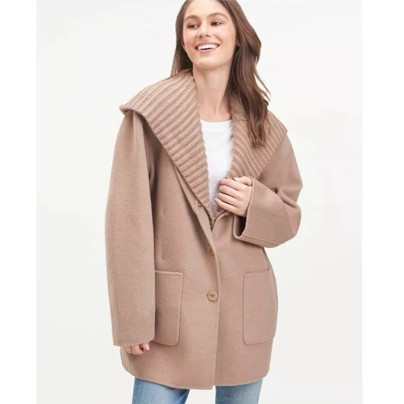 Splendid Annika Sweater Mix Jacket - Picture 1 of 7